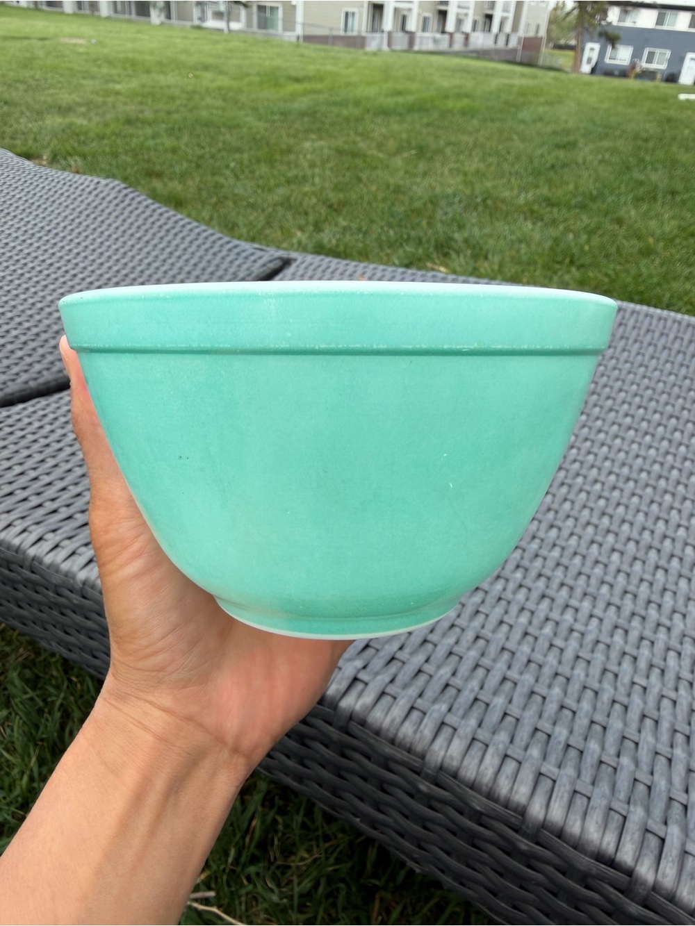 Vintage Pyrex 401 turquoise